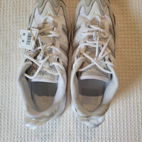 ADIDAS White and Silver Sneakers - Picture 7 of 16